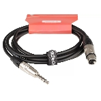 Кабель микрофонный FORCE FMC-15/31/4' TRS (M) - XLR (F), высококачественный балансный, малошумящий с проводниками из безкислородной меди OFC, диаметр 6 мм, профессиональные металлические разъемы Rean, длина 3 м, цвет черный, фото4