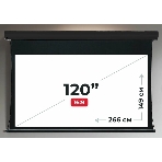 Экран для проектора S'OK Apollo SGPSMT-266x149A бокового натяжения, звукопрозрачный, белый к, фото2