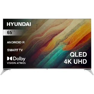 Телевизор Hyundai 65' H-LED65QBU7500 черный UHD QLED 60Hz Smart TV