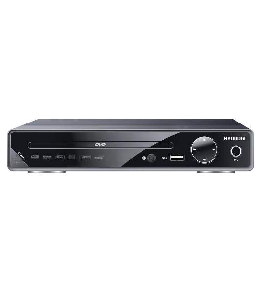 Плеер DVD Hyundai H-DVD200 черный Караоке ПДУ