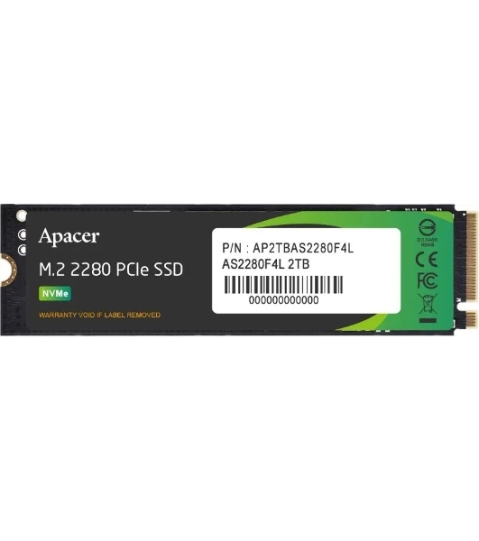 Накопитель SSD M.2 2280 1TB NVMe PCIE 5.0 x4 12000/11800 AP2TBAS2280F4L-1 APACER