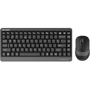 Комплект клавиатура+мышь A4Tech FStyler FG1110 беспроводной, USB, 2000 DPI, чёрный/серый