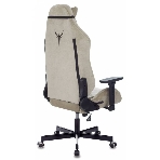 Кресло игровое Бюрократ Knight N1 Fabric бежевый Light-21, с подголов. крестовина металл, фото6