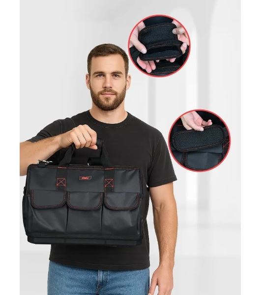 Сумка для инструментов Deli DL430901 Black Edition