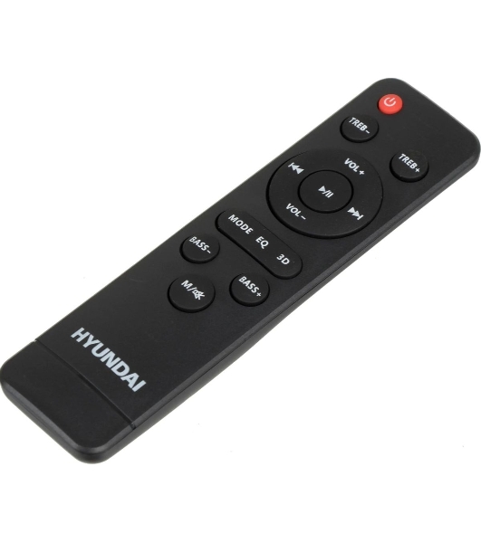 Микросистема Hyundai H-HA630 черный 150Вт FM USB BT SD/MMC/MS