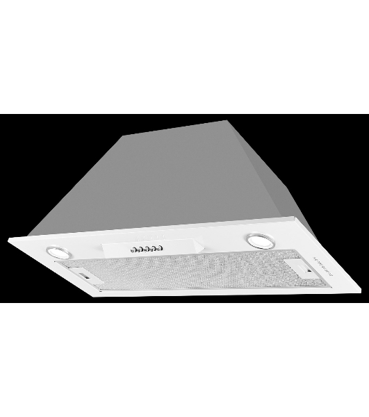 Вытяжка встраиваемая Kuppersberg Inlinea 70 WX белый/нержавеющая сталь, 70 см, 1300 куб. м/ч, 41 дБ
