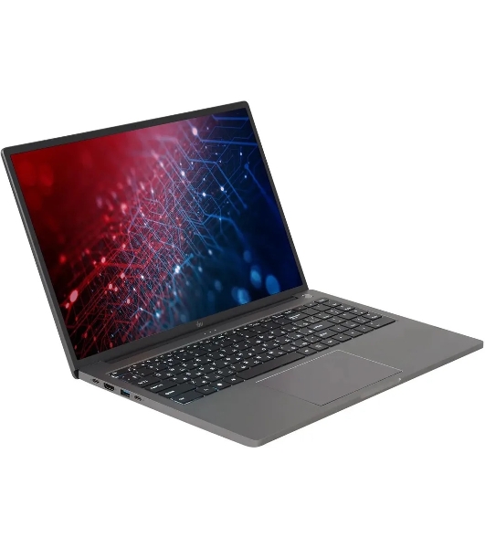 Ноутбук IRU Strato 16ALMR Core i5 12450H 16Gb SSD256Gb Intel UHD Graphics 16' IPS FHD (1920x1200) Windows 11 Pro grey WiFi BT Cam 5400mAh (2142315)