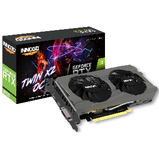 Видеокарта INNO3D RTX 3050 Twin X2 OC V2/RTX 3050, HDMI, DP*3, 8G,D6
