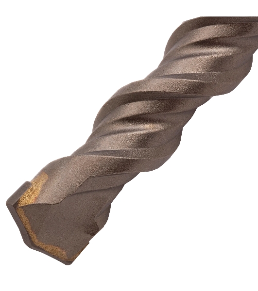 Бур по бетону Denzel двойная спираль, Cobalt W-tip, 18x310 мм, SDS PLUS