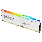 Оперативная память Kingston Fury Beast, DDR5, 16Gb (1x16Gb), 6000MHz, CL36, DIMM, с радиатором, RGB, белый, фото3