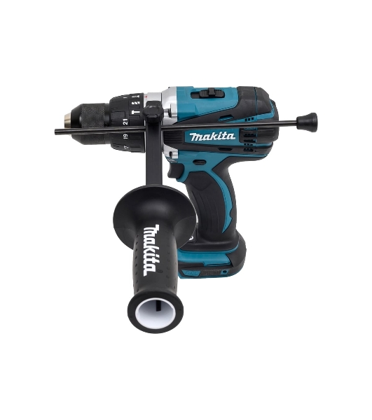 Дрель-шуруповерт Makita DHP458Z, 18 В, 0 Ач, 91 Нм, щеточный, ударный