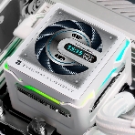 Система жидкостного охлаждения Thermalright Elite Vision 360 (360mm, LED, White, ARGB/Fans: 3x120mm, 69CFM, 27dBA, 2150RPM/Pump height 63mm, Rad thickness 27mm/S: 1700, 1200, 1851, 115X, 2011, 2066, AM5, AM4), фото2