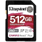 Флеш карта SDXC Kingston SDR2V6/512Gb Canvas React Plus w/o adapter 512Gb, фото 1