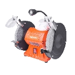Станок заточной PATRIOT Expert GM 200 L, подсветка, 550Вт, 2980об/мин, 200мм диск, А36/А60 зерн, посадочный 16 мм, асинхронный, адаптер на круги 32 мм, фото 1