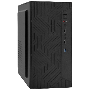 Компьютерный корпус Minitower ExeGate BAA-303U-UNS400 (mATX, БП UNS400 с вент. 12см, 2хUSB+1хUSB 3.0, HD Audio, черный)