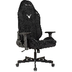 Кресло игровое Бюрократ Knight N1 Fabric черный Light-20, с подголов. крестовина металл, фото 1