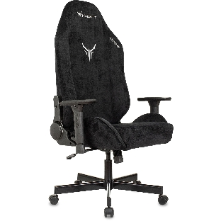 Кресло игровое Бюрократ Knight N1 Fabric черный Light-20, с подголов. крестовина металл
