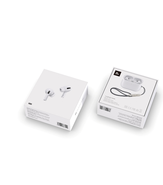 Наушники TWS Aksberry B19 белый, вкладыши, Bluetooth, сенсорное управление, до 4 ч