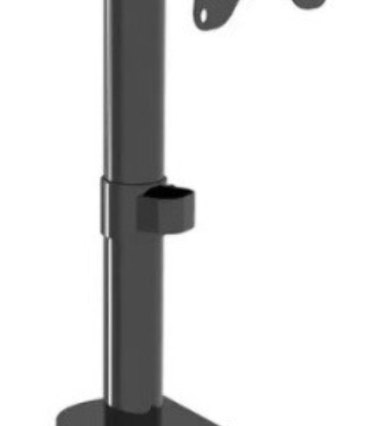 Настольное крепление ExeGate EDM1-3210-01 (кронштейн для одного монитора 15'-32', VESA 75x75, 100x100, макс. нагрузка 10 кг, наклон -45°/+45°, поворот -45°/+45°, вращение 360°, 2 способа крепления: сквозное и струбцина, черный)