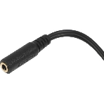 Адаптер аудио A4Tech AD-4P Jack 3.5 (f)/2xJack 3.5 (m) 0.2м. черный, фото3