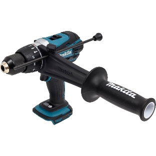 Дрель-шуруповерт Makita DHP458Z, 18 В, 0 Ач, 91 Нм, щеточный, ударный