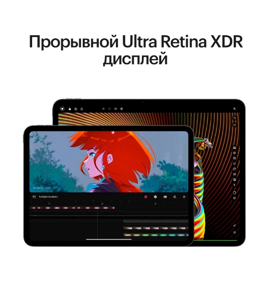 Планшет Apple iPad Pro 2024 A2837 11' 8GB, 256GB, LTE, eSIM, iOS черный