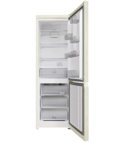 Холодильник Hotpoint HT 5180 AB мраморный двухкамерный 220/78л морозилка снизу, No Frost