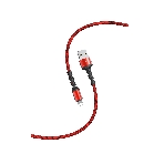 Кабель Smartbuy (iK-512-S26r) S26 Lightning красн., 3 А,PD,нейл.,1 м, фото 1