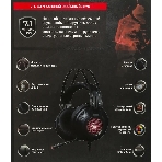 Гарнитура Bloody G525 чёрный, проводная, подсветка, фото3