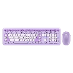 Комплект клавиатура+мышь Smartbuy Cute Bunny беспроводной, USB, 1000 DPI, сиреневый/белый, фото 1