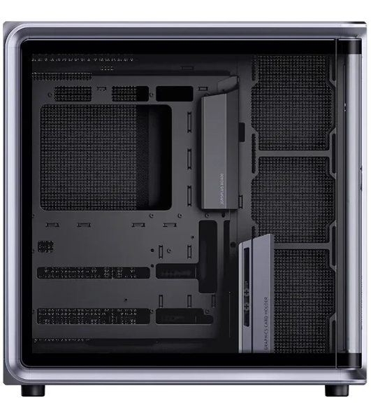Корпус Jonsbo Jonsplus BO400CG, Midi-Tower, серый