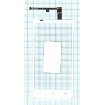 Сенсорное стекло (тачскрин) для HTC One XC X720d, белое, фото 1