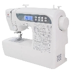 Швейная машина Comfort 1001 200 операций, 9 видов петель, жк дисплей, нитевдеватель, горизонтальный челнок, русск./англ. алфавит, плавная регулировка скорости на корпусе, регулятор давления лапки, нитевдеватель, возможность шитья двойной иглой, возможность шитья без педали., фото3