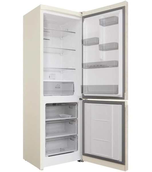 Холодильник Hotpoint HT 5180 AB мраморный двухкамерный 220/78л морозилка снизу, No Frost