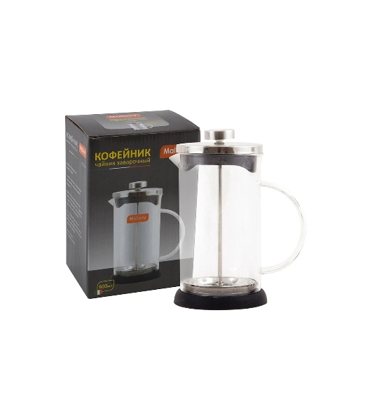 Френч-пресс MALLONY GFP01-600ML 0,6 л черный (950066)