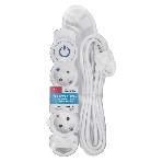 Удлинитель Smartbuy (SBE-16-3-05m-ZS) 3 роз х 5,0 м - белый, фото2