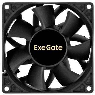 Вентилятор корпусной ExeGate EX09238S2P-24, 92 мм, 4500 об/мин, 48 дБ, 2-pin, без подсветки