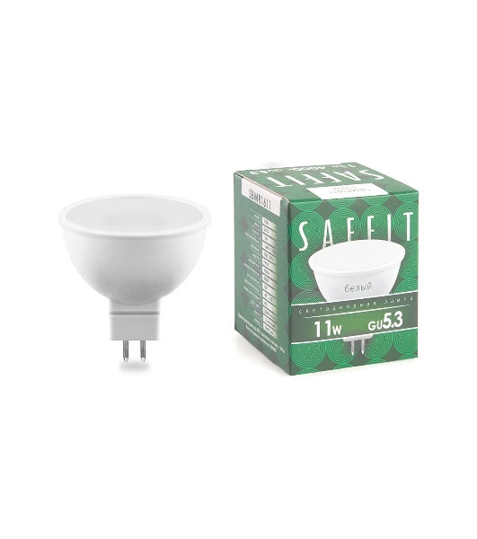 Лампа светодиодная SAFFIT SBMR1611 (55152) 11 вт 230в GU5.3 белый