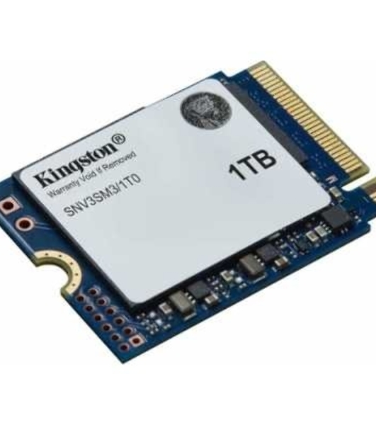 Накопитель SSD Kingston NV3, 1000Gb, M.2(22x30мм), NVMe, PCIe 4.0 x4, 3D TLC, R/W 6000/4000Mb/s, TbW 320, DWPD 0.2 (60 мес)