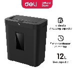 Шредер Deli ET022, черный, Р-4, 4х40, 8 Листов, 12л., фото3