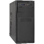 Компьютерный корпус Minitower ExeGate MA-372UX Black, mATX UN600, 120мм 2*USB+2*USB3.0, Audio, фото 1