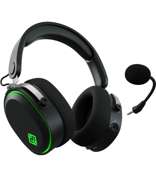 Беспроводные/проводные наушники GMNG GG-HS405W черный, полноразмерные, Bluetooth + радиоканал + проводной, до 40 ч