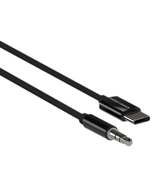 Кабель аудио MORE CHOICE (4610196409844) UK28a AUX 3.5мм Type-C 1м, черный