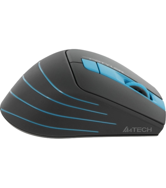 Мышь беспроводная A4Tech Fstyler FG30S серый/синий, 2000 dpi, радиоканал, USB, кнопки - 5