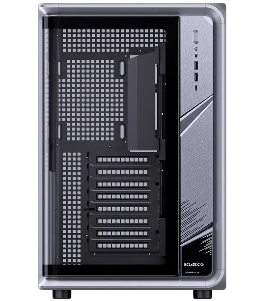 Корпус Jonsbo Jonsplus BO400CG, Midi-Tower, серый