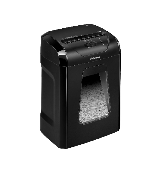 Шредер Fellowes PowerShred 12C FS-71201 DIN P-4, 4х40мм, 12лст., 18лтр.,Safety Lock
