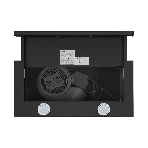 Вытяжка телескопическая HOMSair Flat 60 Glass черный, 60 см, 520 куб. м/ч, 45 дБ, фото2