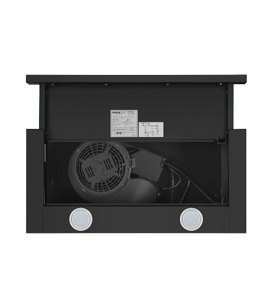 Вытяжка телескопическая HOMSair Flat 60 Glass черный, 60 см, 520 куб. м/ч, 45 дБ