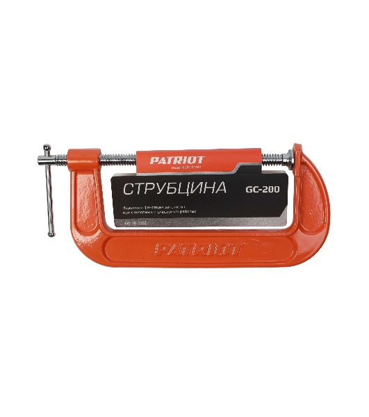 Струбцина PATRIOT GC-200, G-образная 200мм