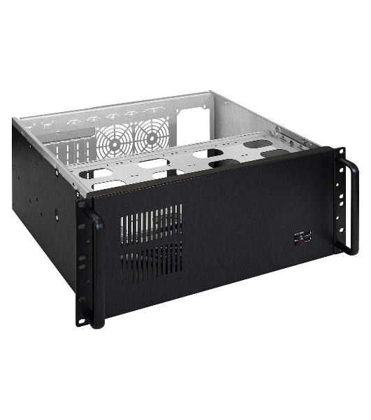 Серверный корпус ExeGate Pro 4U300-08 (RM 19', высота 4U, глубина 300, БП 700PPH-SE 80 PLUS® Bronze, USB)